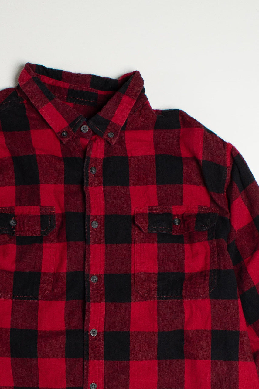 Vintage Red George Flannel Shirt