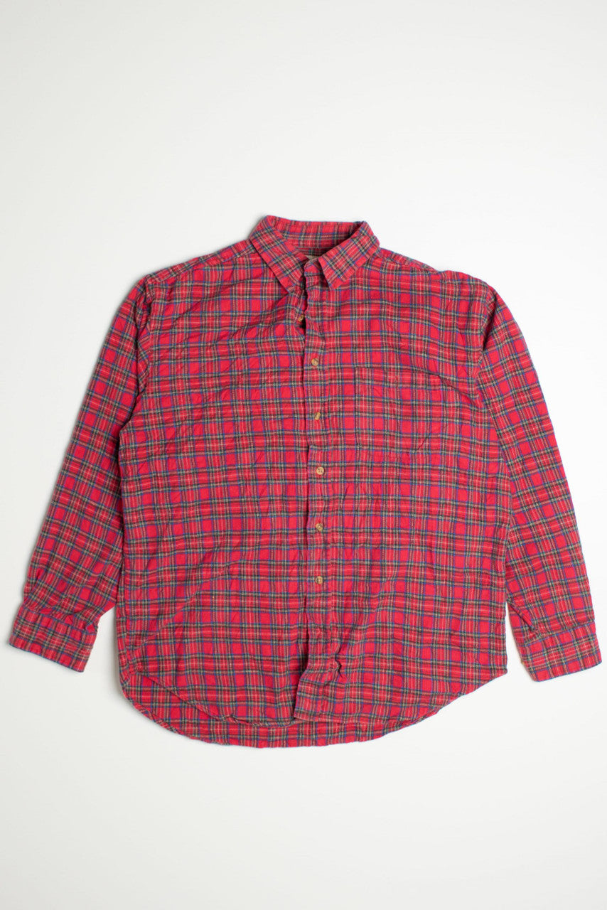 Vintage Red Great Land Flannel Shirt