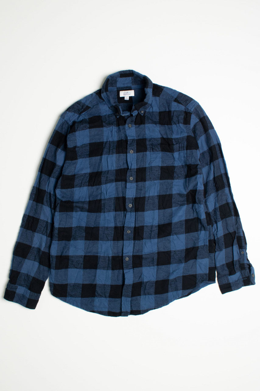 Vintage Blue Croft and Barrow Flannel Shirt