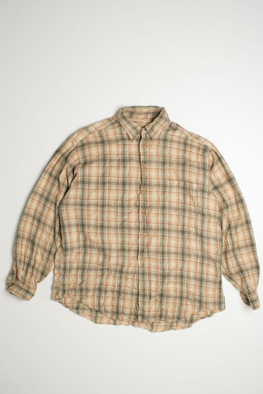 Vintage Yellow Ruff Hewn Flannel Shirt