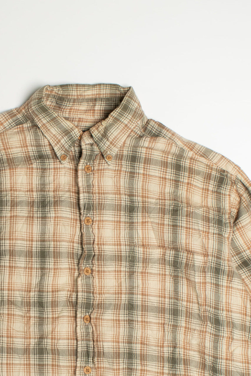 Vintage Yellow Ruff Hewn Flannel Shirt
