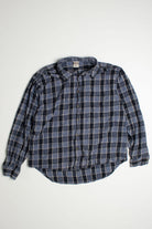 Vintage Open Trails Blue Flannel Shirt