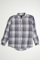 Vintage Gray Faded Glory Flannel Shirt