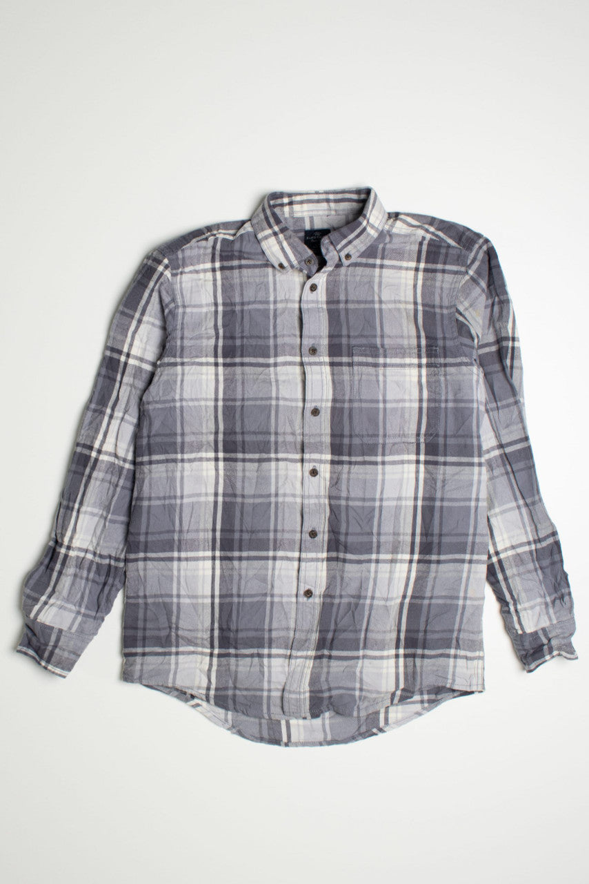 Vintage Gray Faded Glory Flannel Shirt
