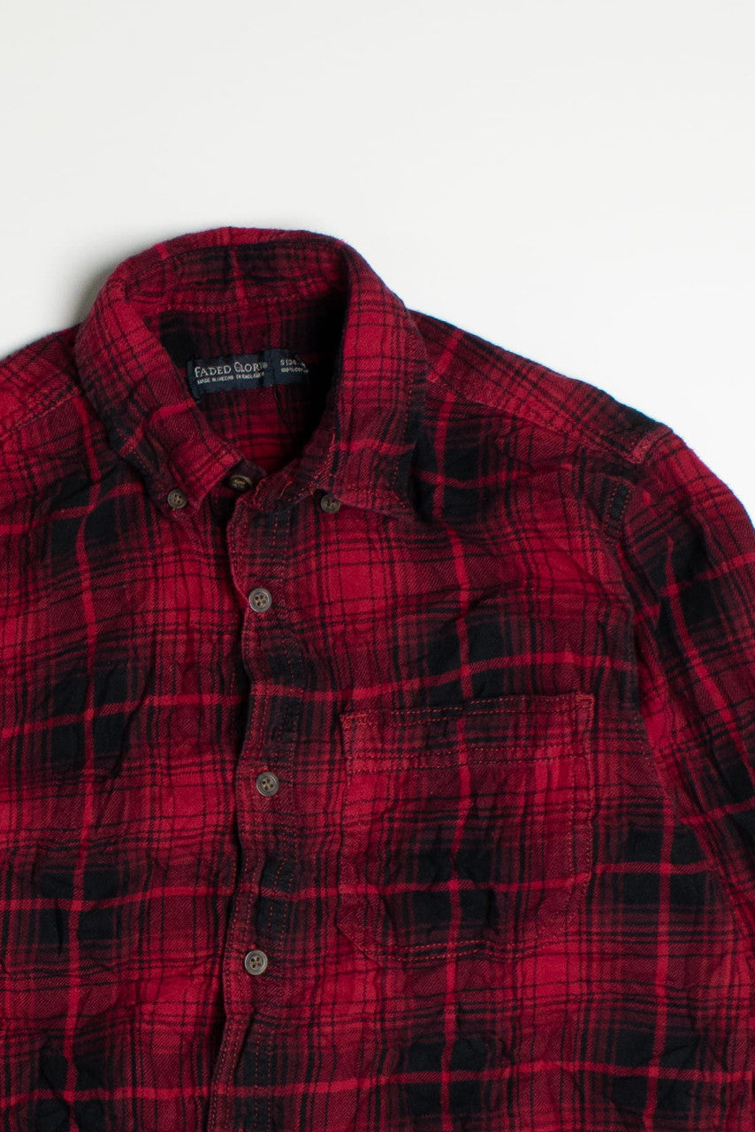 Red Vintage Faded Glory Flannel Shirt