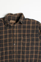 Vintage Dark Green Flannel Shirt