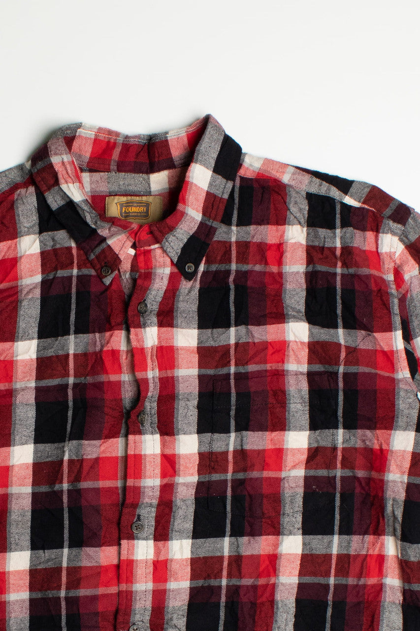 Vintage The Foundry Supply Co Flannel Shirt