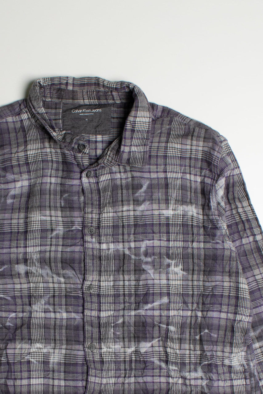 Vintage Calvin Klein Purple Flannel Shirt