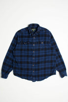 Vintage Eddie Bauer Blue Flannel Shirt