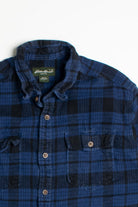 Vintage Eddie Bauer Blue Flannel Shirt