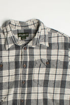 Vintage Gray Eddie Bauer Flannel Shirt