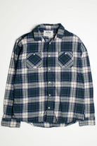 Vintage Urban Pipeline Blue and Green Flannel Shirt