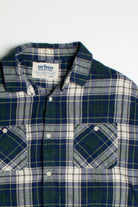 Vintage Urban Pipeline Blue and Green Flannel Shirt