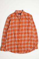 Vintage John Ashford Orange Flannel Shirt