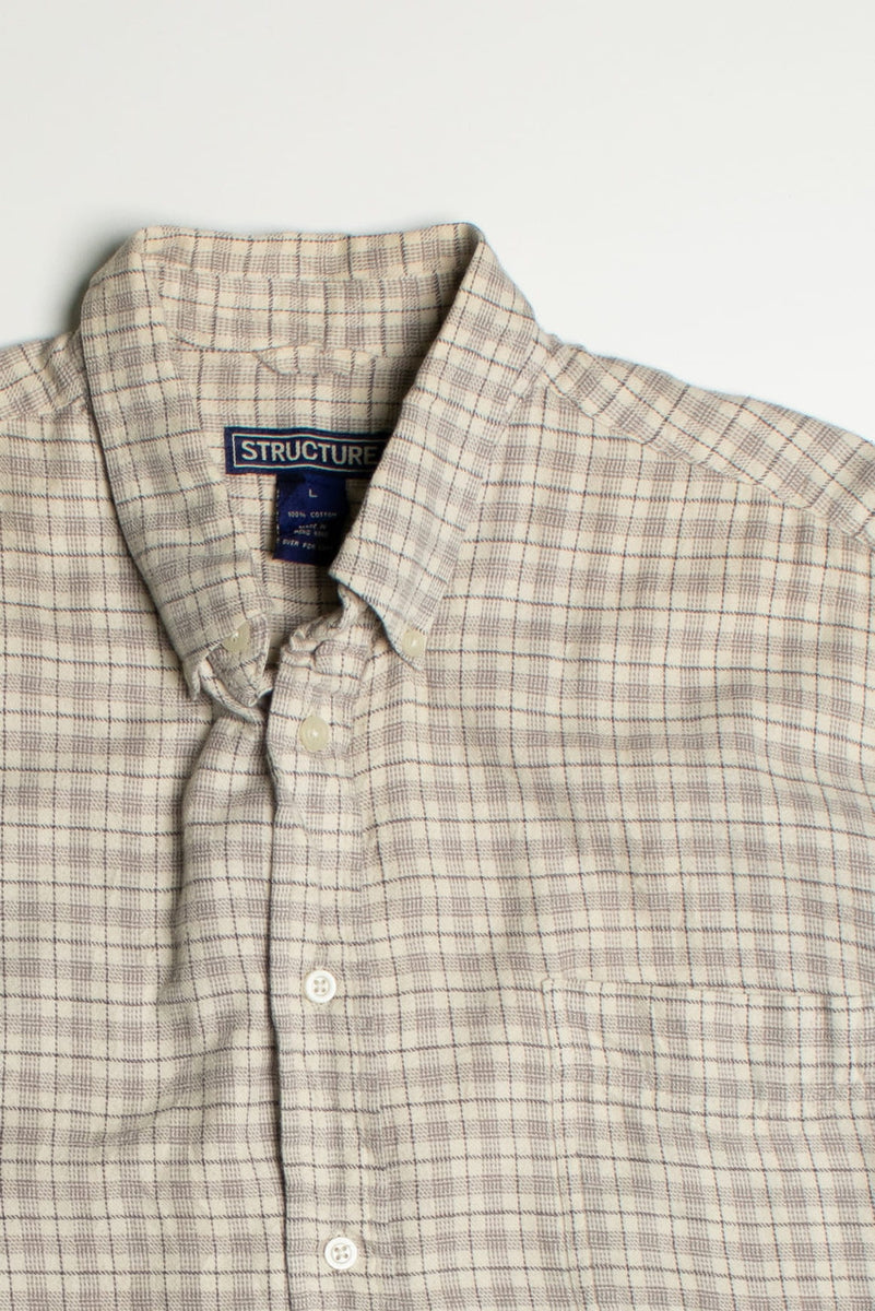 Vintage Structure Flannel Shirt – Ragstock