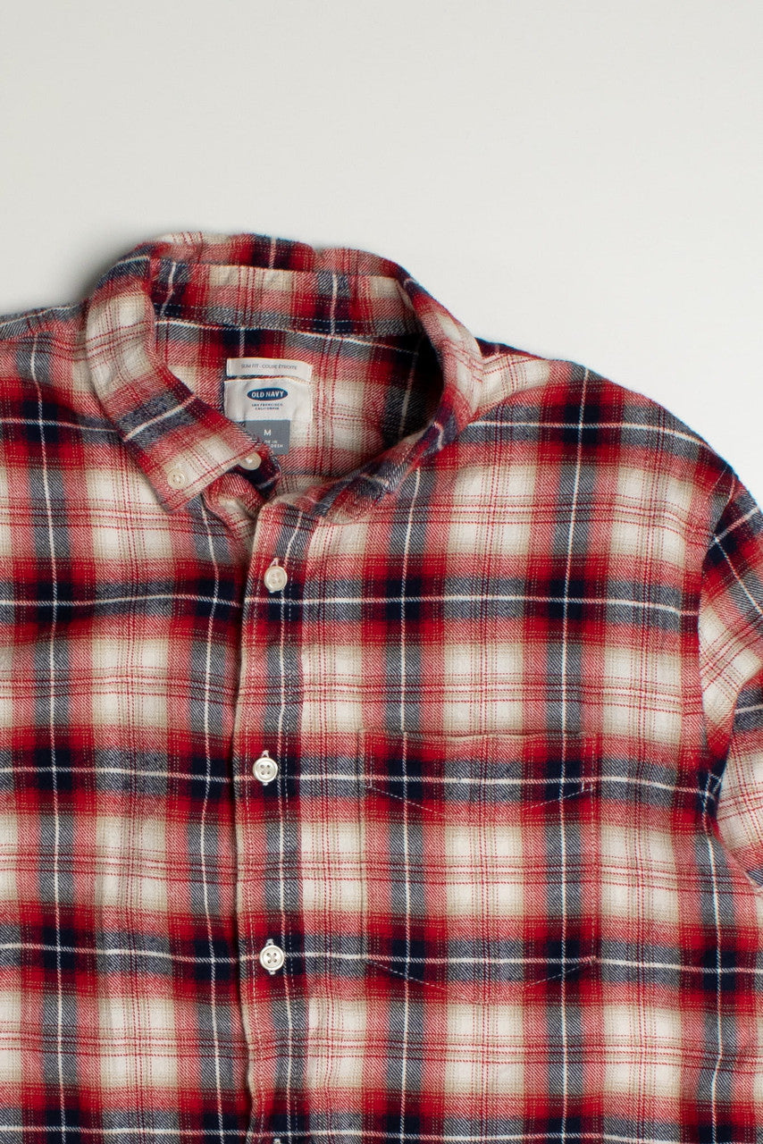 Vintage Old Navy Red Flannel Shirt 1