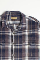 Vintage Brown and Blue Sonoma Flannel Shirt