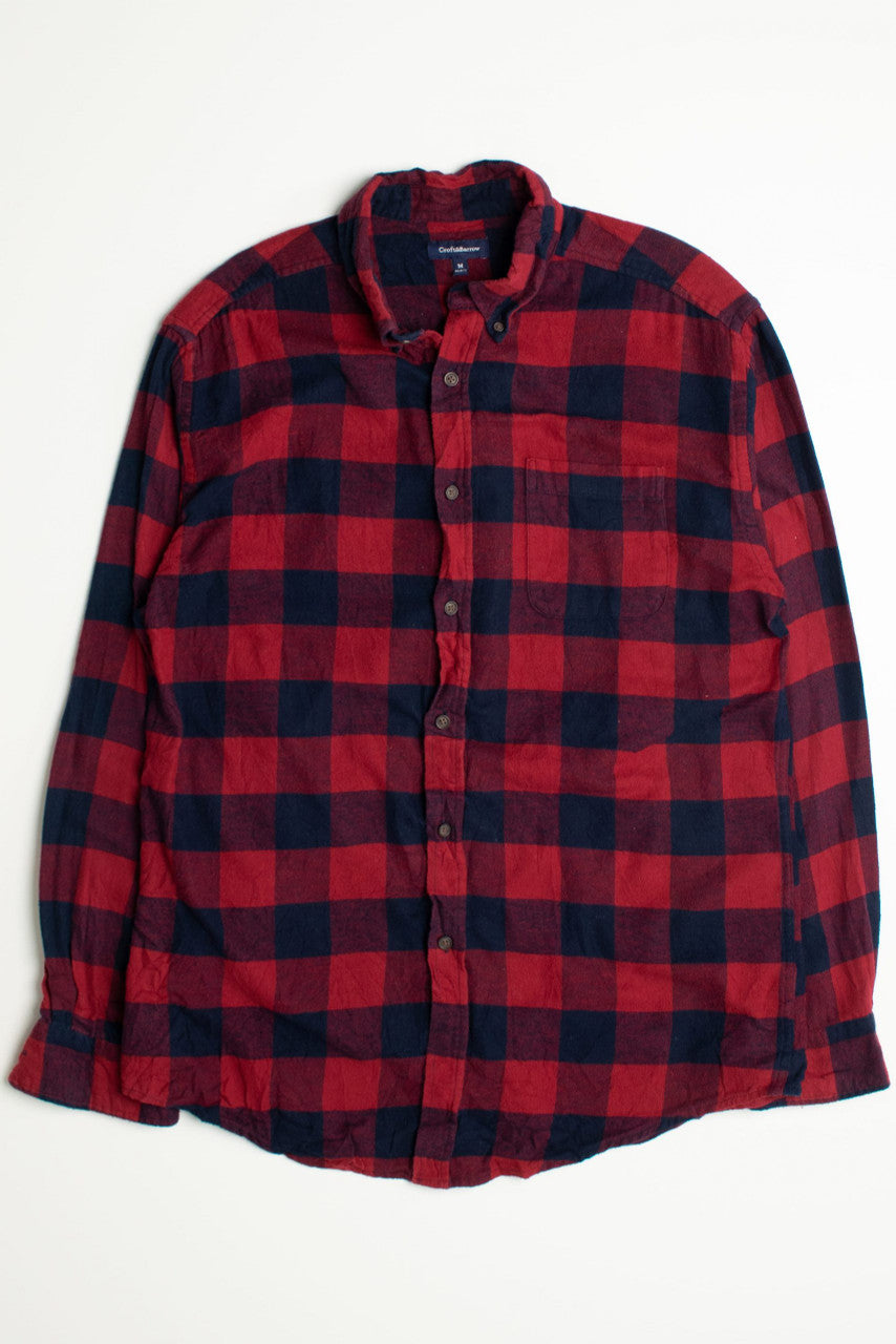 Vintage Croft & Barrow Red Flannel Shirt