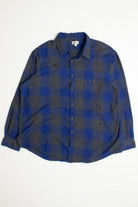 Vintage Blue Haggar Flannel Shirt