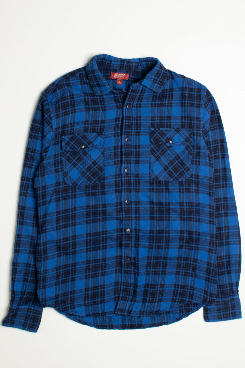 Vintage Arizona Jean Co. Blue Flannel Shirt