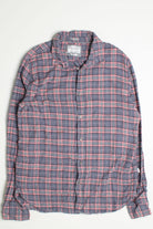 Vintage Denim and Flower Flannel Shirt