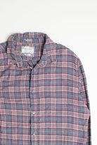 Vintage Denim and Flower Flannel Shirt