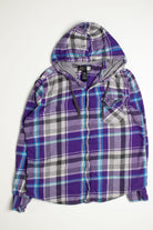Vintage Ocean Pacific Flannel Hoodie