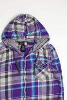 Vintage Ocean Pacific Flannel Hoodie