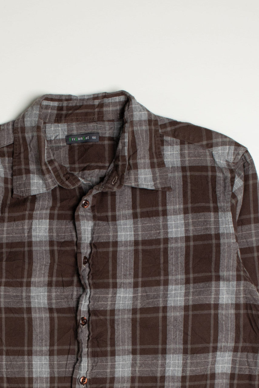 Vintage Fri Sun Sat Flannel Shirt