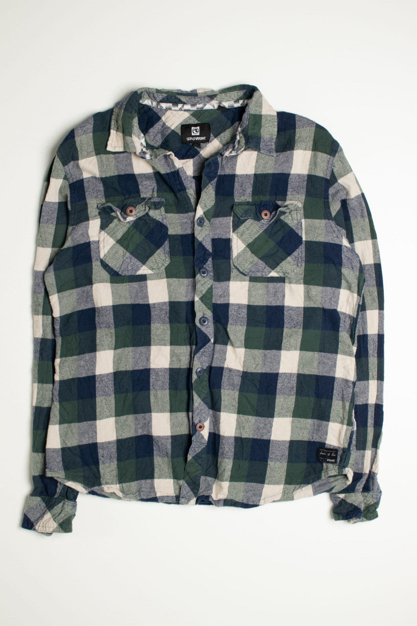 Vintage Ocean Current Flannel Shirt