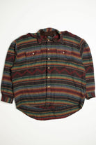 Multicolor Structure Flannel Shirt
