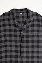 Gray and Black Flannel Shirt