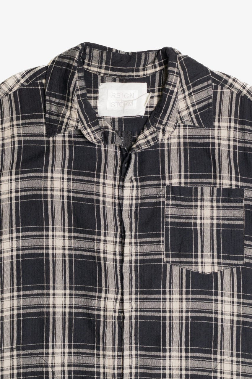 Reign Storm Zipper Back Flannel Shirt