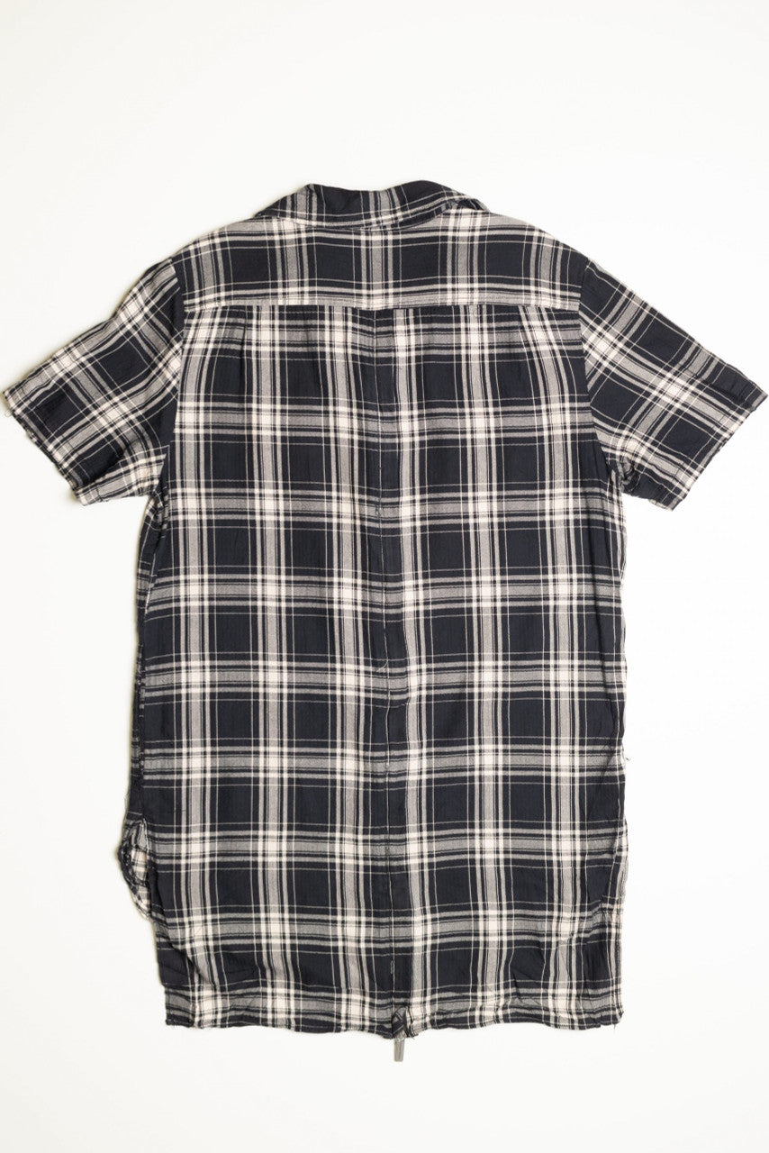 Reign Storm Zipper Back Flannel Shirt