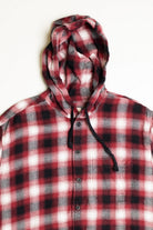 American Eagle Hooded Flannel Shirt