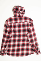 American Eagle Hooded Flannel Shirt