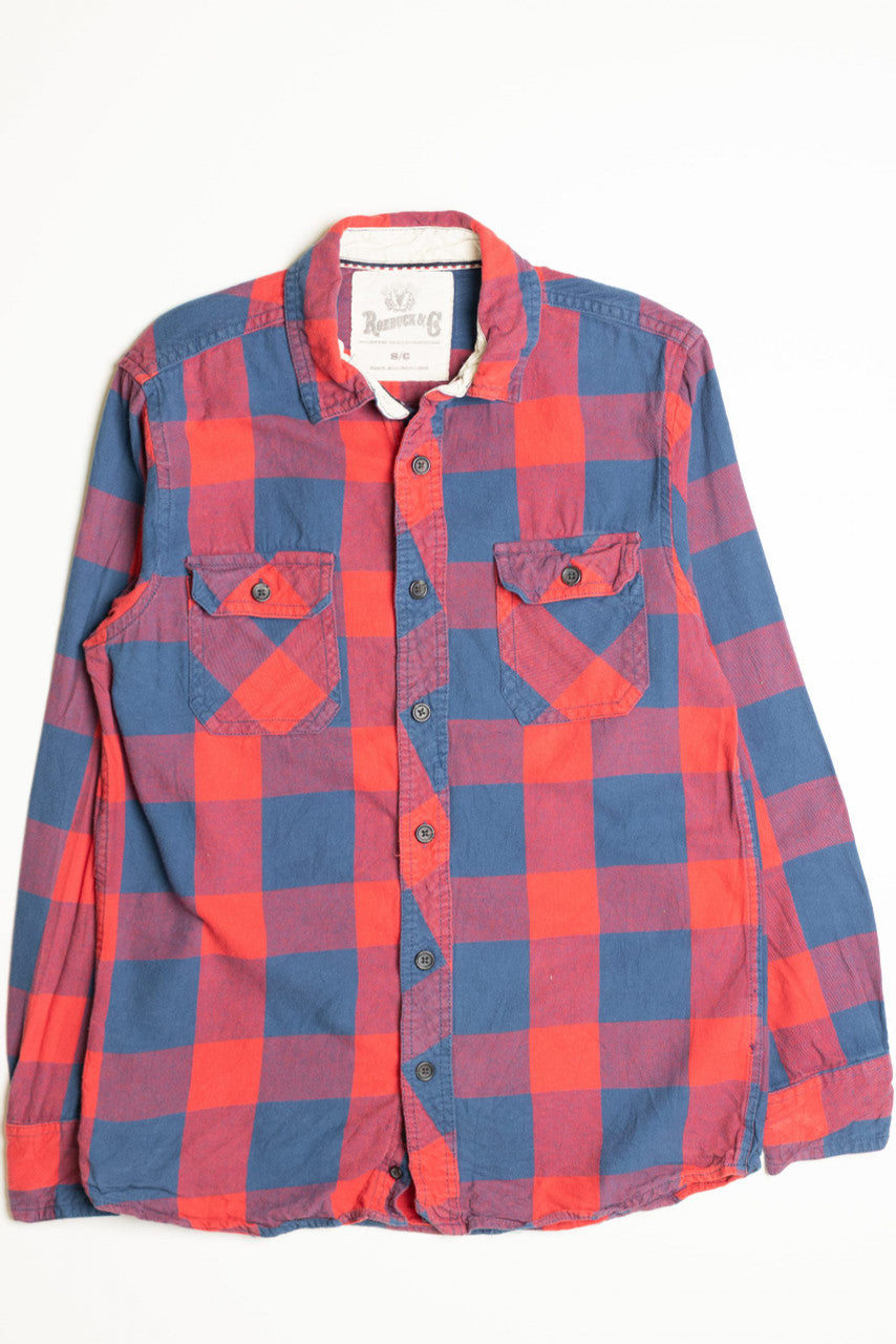 Roebuck & Co.  Flannel Shirt