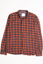Denim & Flower Flannel Shirt