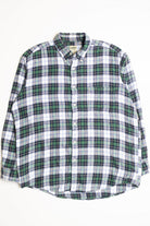 Vintage Mountain Lake Flannel Shirt