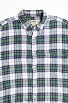 Vintage Mountain Lake Flannel Shirt