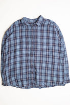 Vintage Blue Flannel Shirt 1
