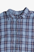 Vintage Blue Flannel Shirt 1