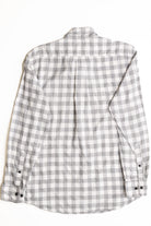 Vintage White and Gray Flannel Shirt