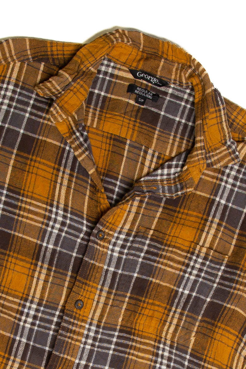 Mustard & Brown George Flannel Shirt