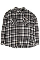 Black & White Mountain Ridge Flannel Shirt