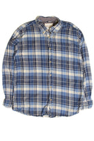Rainy Blue Weatherproof Flannel Shirt
