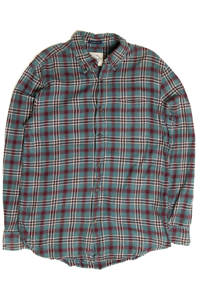 Dark Teal St. John's Bay Flannel Shirt