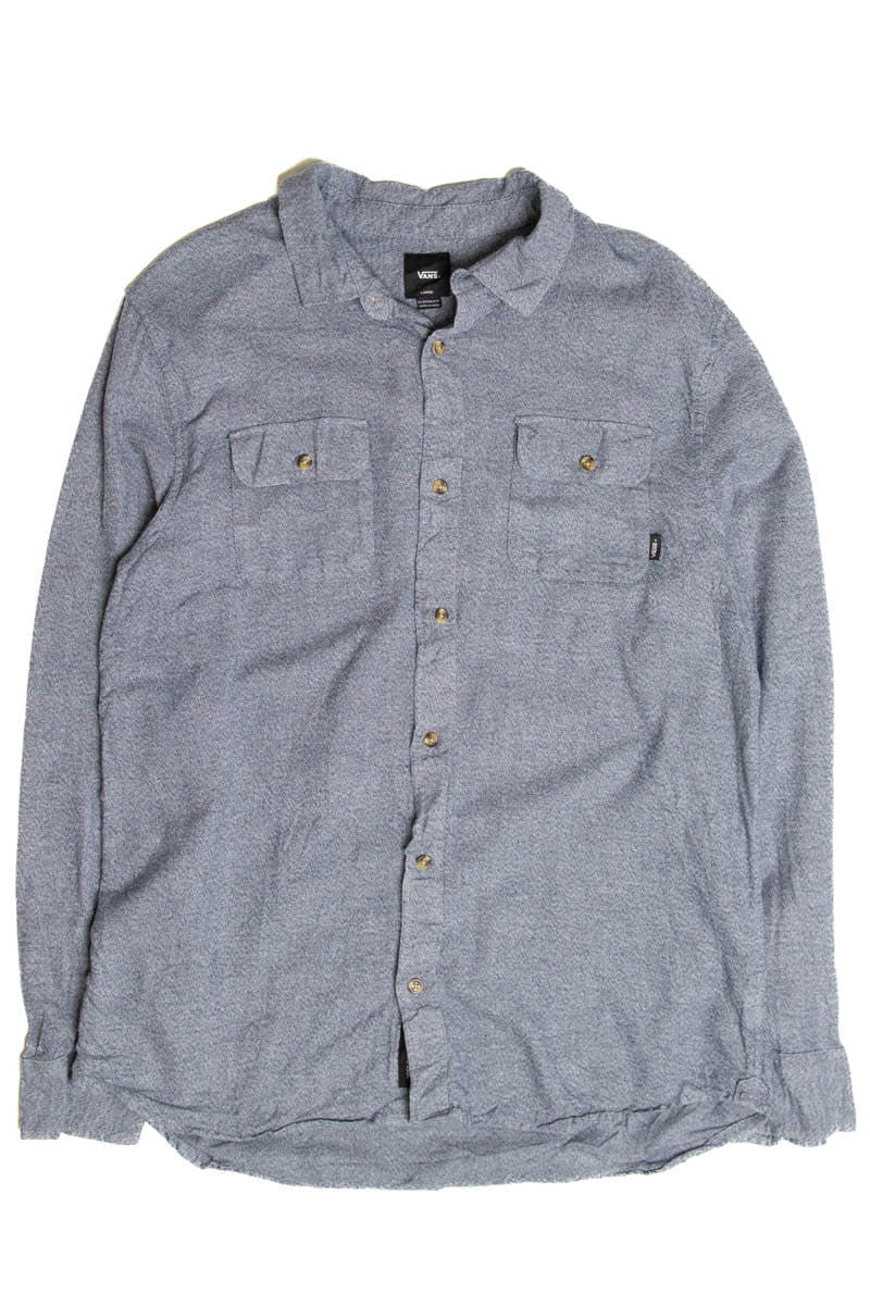 Heather Navy Vans Flannel Shirt