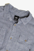 Heather Navy Vans Flannel Shirt