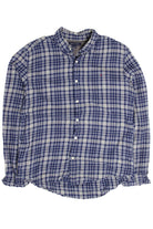 Navy & Gray Tommy Hilfiger Flannel Shirt